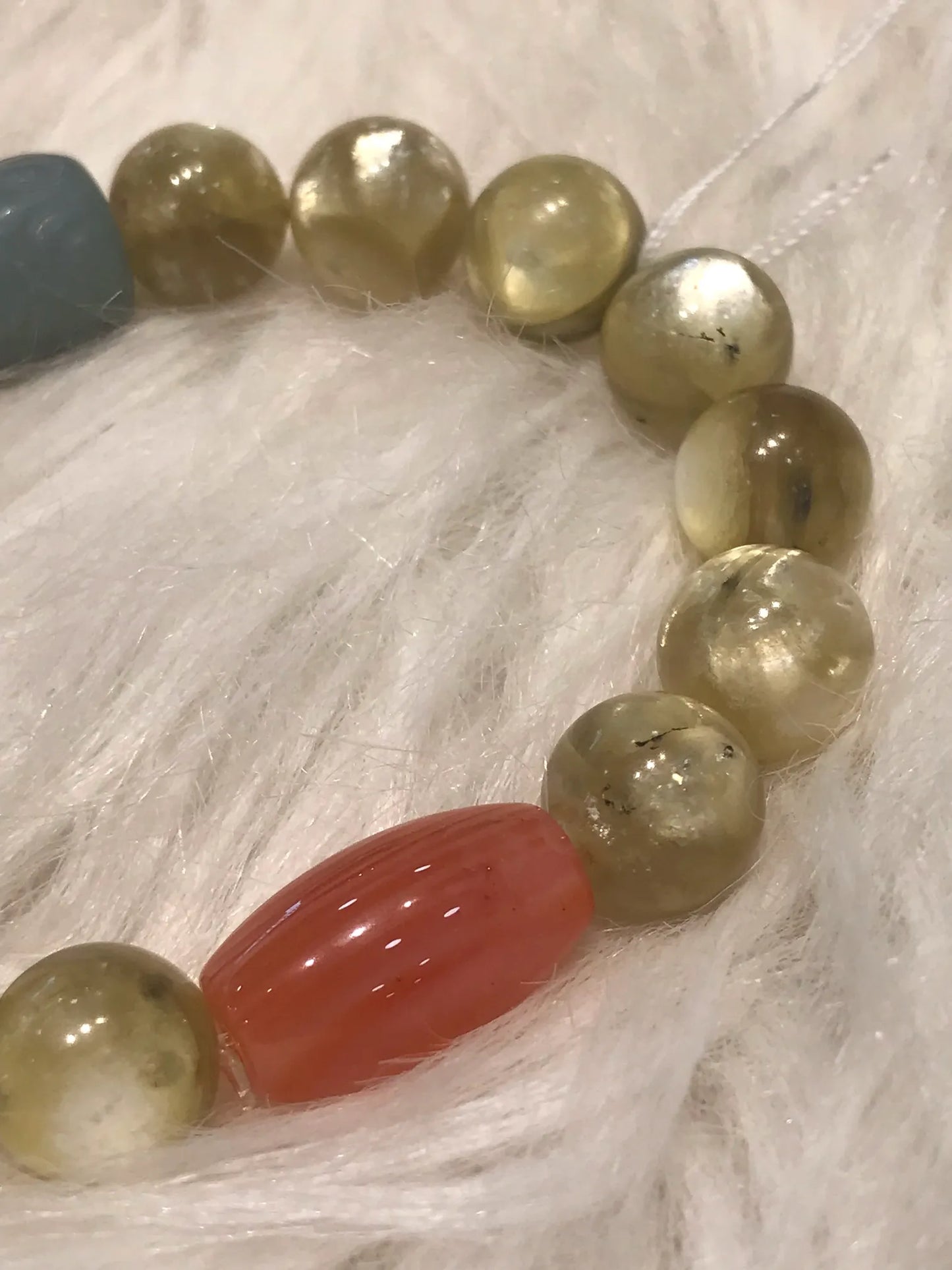 Brazil Golden Mica Bracelet 10-12mm A Grade 100% Natural Crystal Gemstone