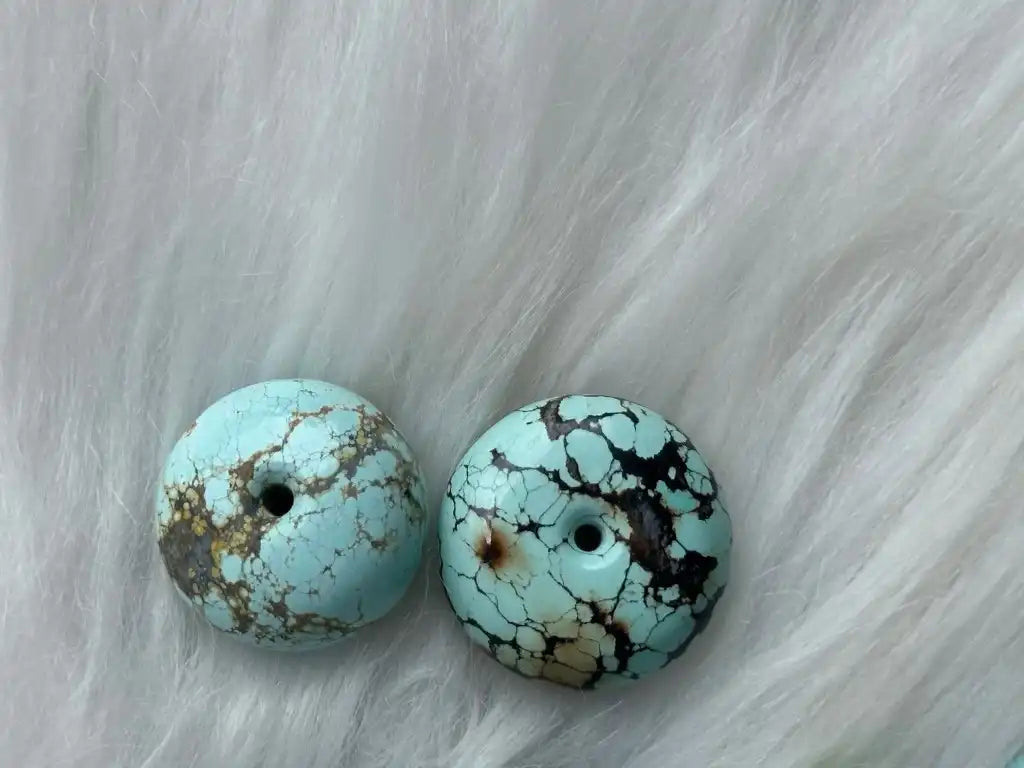 USA Turquoise Donut Pendant A Grade 100% Natural Crystal Gemstone