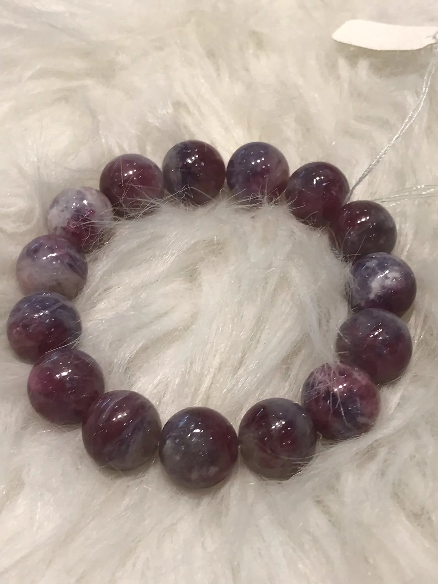 South Africa Pink Lavendar Tourmaline Bracelet A Grade 100% Natural Crystal Gemstone