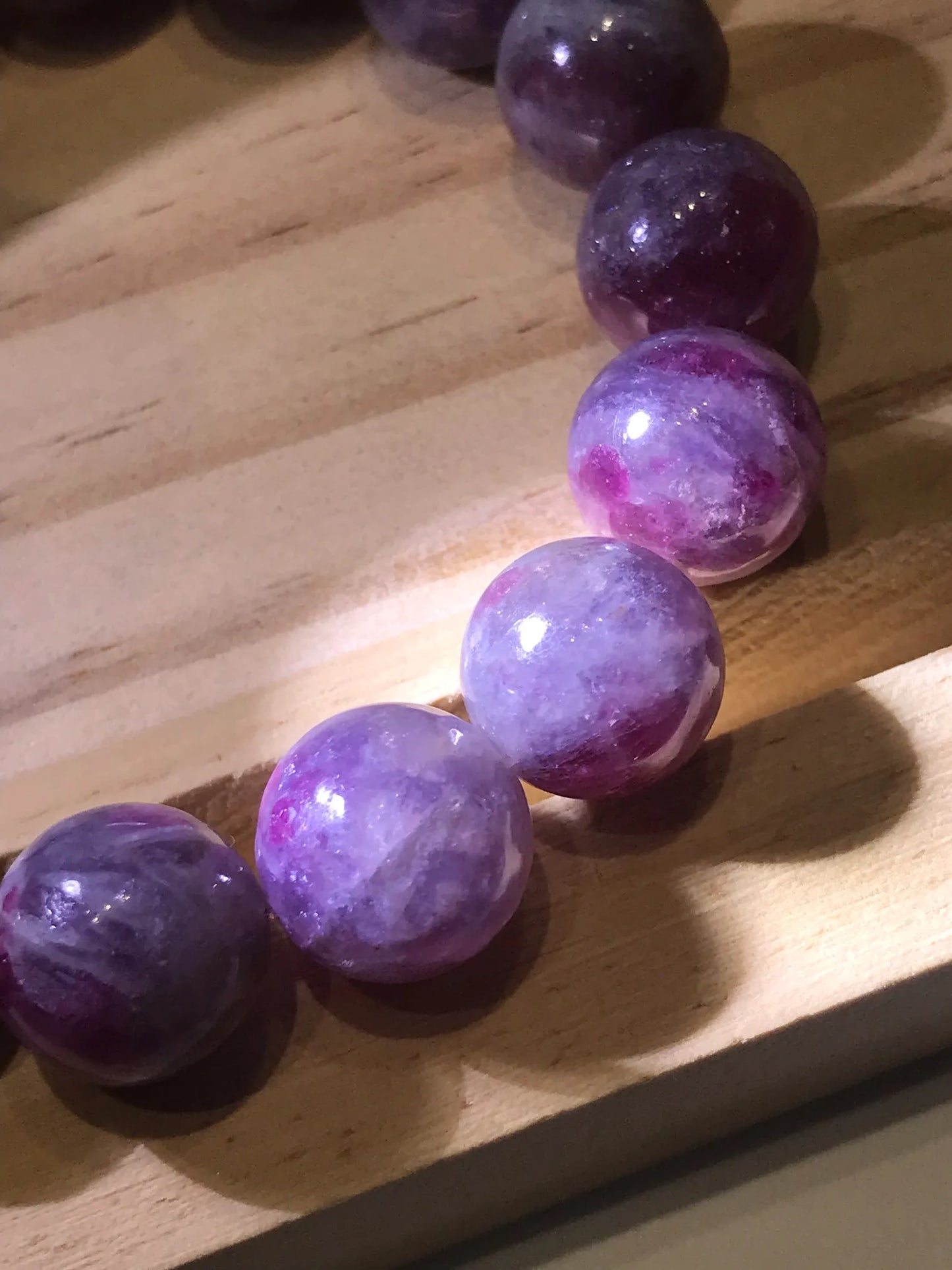 South Africa Pink Lavendar Tourmaline Bracelet A Grade 100% Natural Crystal Gemstone