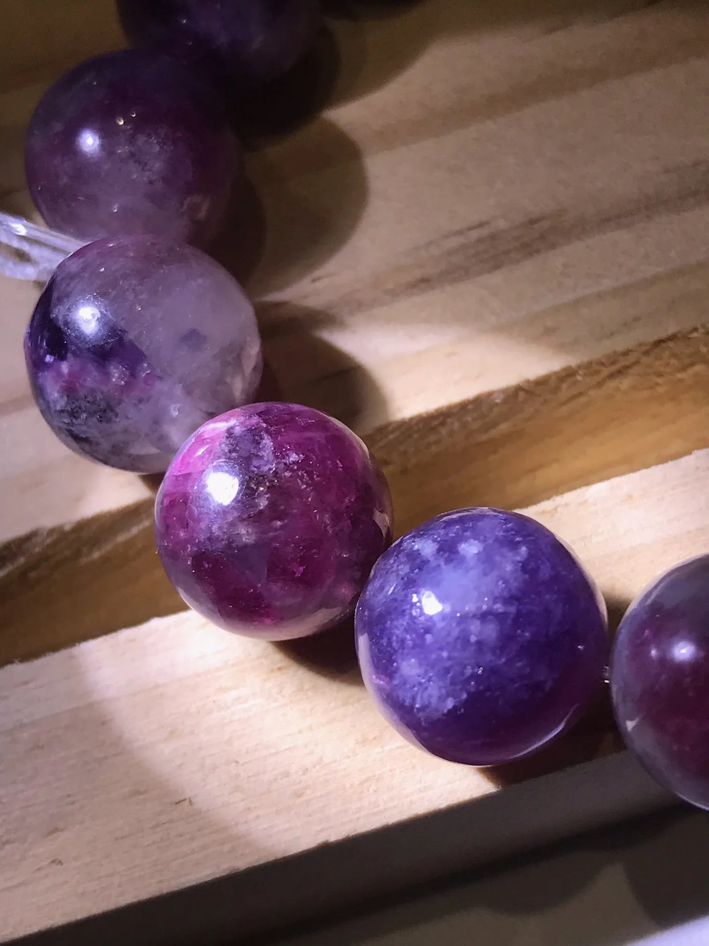 South Africa Pink Lavendar Tourmaline Bracelet A Grade 100% Natural Crystal Gemstone