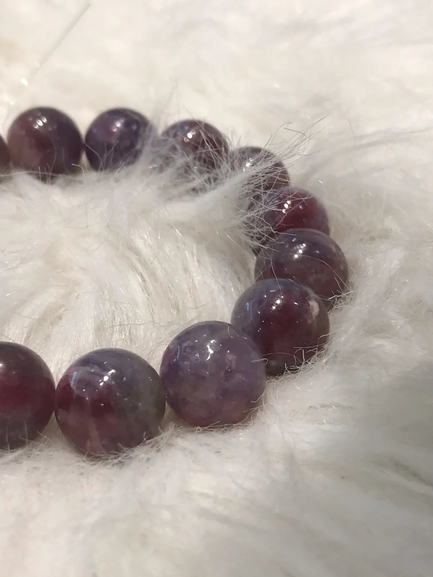 South Africa Pink Lavendar Tourmaline Bracelet A Grade 100% Natural Crystal Gemstone