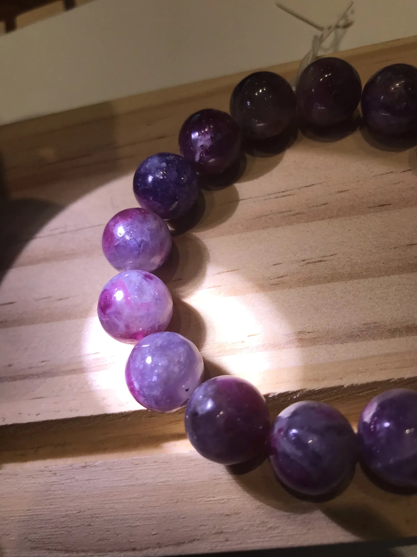 South Africa Pink Lavendar Tourmaline Bracelet A Grade 100% Natural Crystal Gemstone