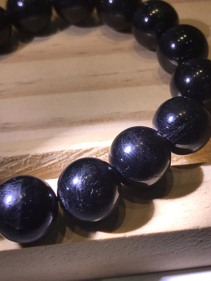 Australia Hypersthene Bracelet 11-12mm A Grade 100% Natural Crystal Gemstone