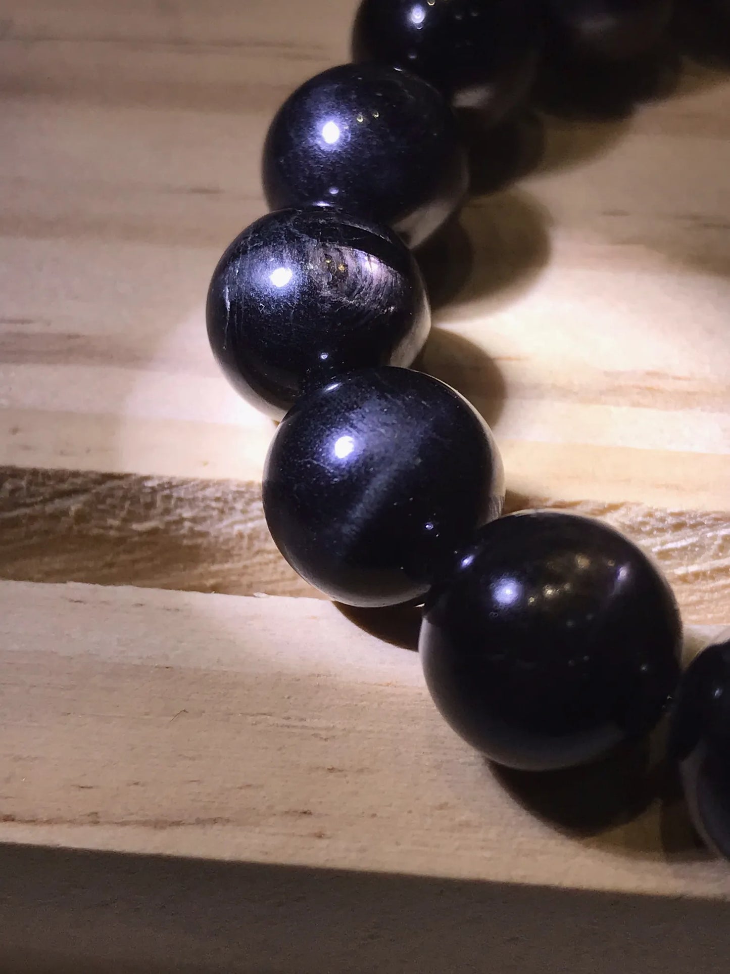 Australia Hypersthene Bracelet 11-12mm A Grade 100% Natural Crystal Gemstone