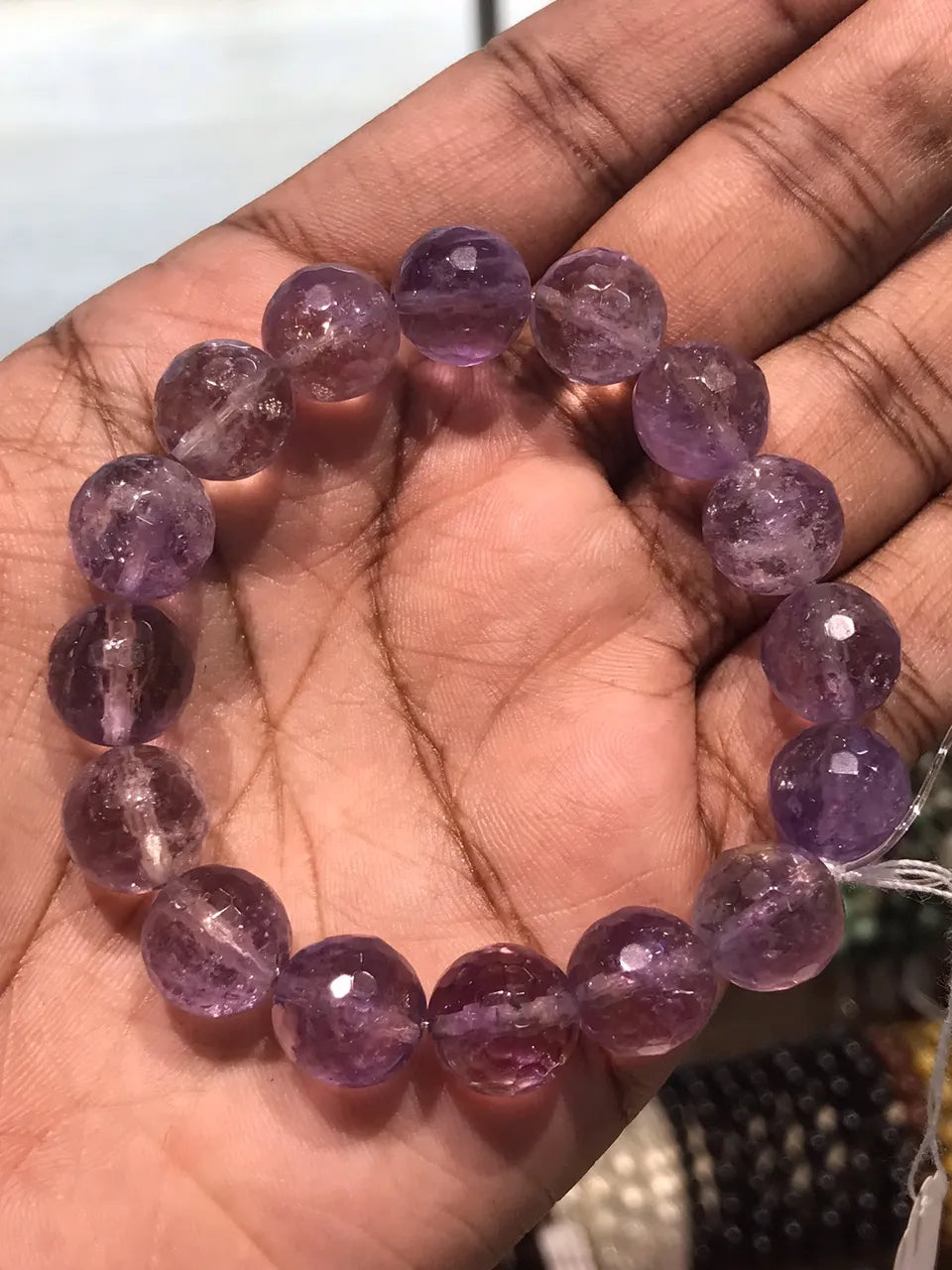 Bolivia Ametrine Faceted Bracelet A Grade 100% Natural Crystal Gemstone