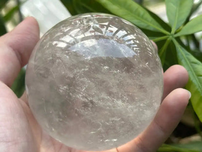 Brazil Clear Quartz Sphere Ball 100% Natural Crystal Gemstone - JING WEN CRYSTAL