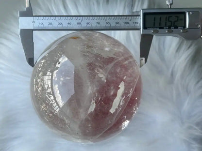 Brazil Clear Quartz Sphere Ball 100% Natural Crystal Gemstone - JING WEN CRYSTAL