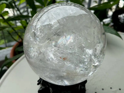 Brazil Clear Quartz Sphere Ball 100% Natural Crystal Gemstone - JING WEN CRYSTAL