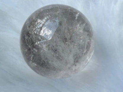 Brazil Clear Quartz Sphere Ball 100% Natural Crystal Gemstone - JING WEN CRYSTAL