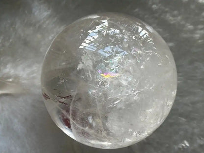 Brazil Clear Quartz Sphere Ball 100% Natural Crystal Gemstone - JING WEN CRYSTAL