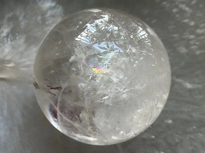 Brazil Clear Quartz Sphere Ball 100% Natural Crystal Gemstone - JING WEN CRYSTAL