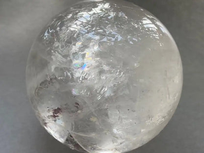 Brazil Clear Quartz Sphere Ball 100% Natural Crystal Gemstone - JING WEN CRYSTAL