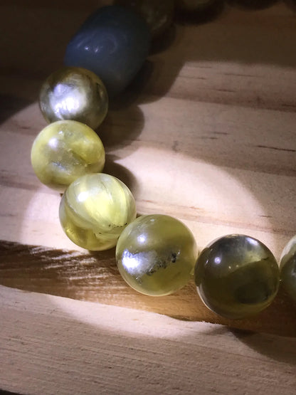 Brazil Golden Mica Bracelet 10-12mm A Grade 100% Natural Crystal Gemstone