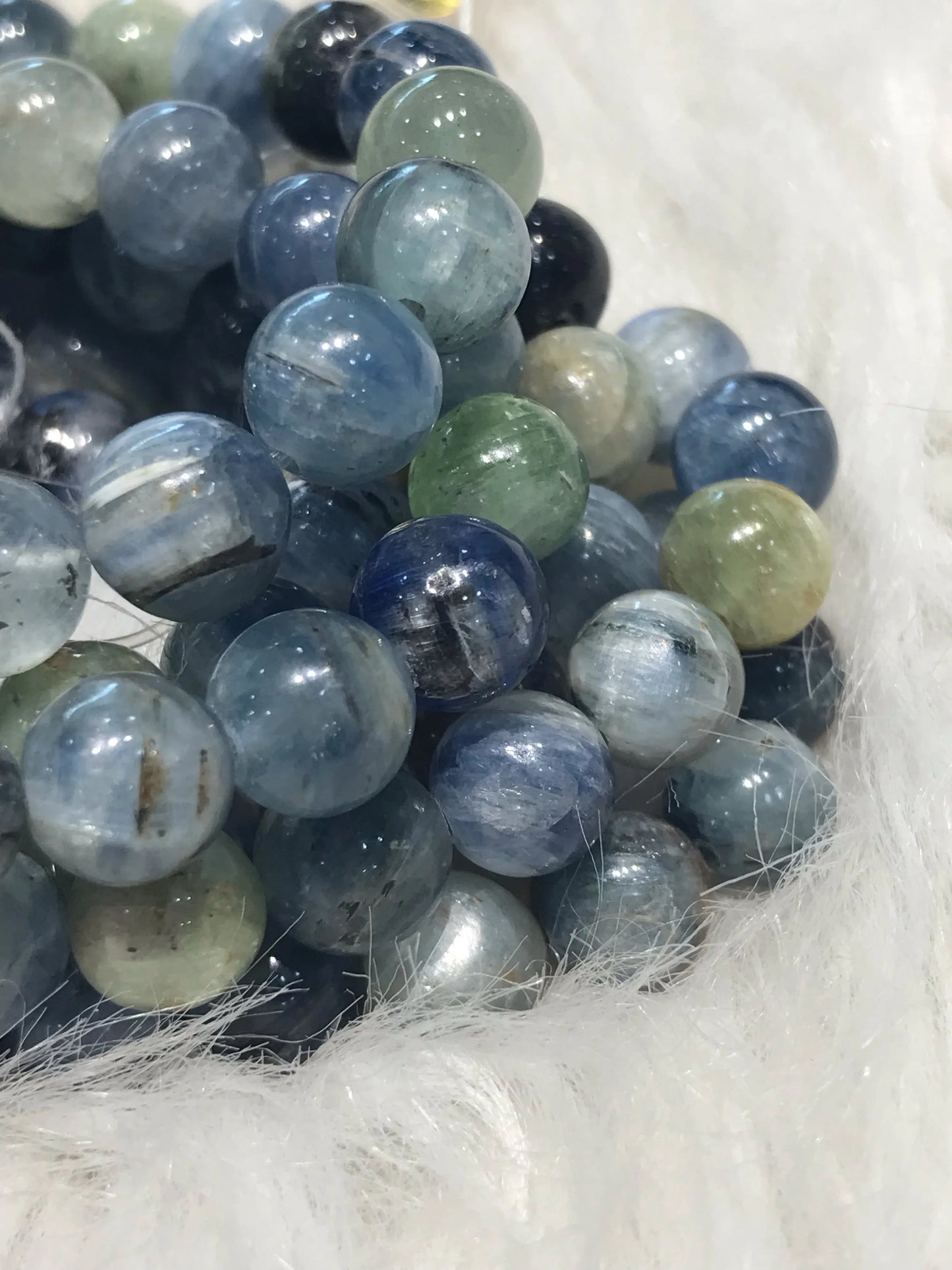 Brazil Multicolor Kyanite Bracelet 8-9mm A Grade 100% Natural Crystal Gemstone