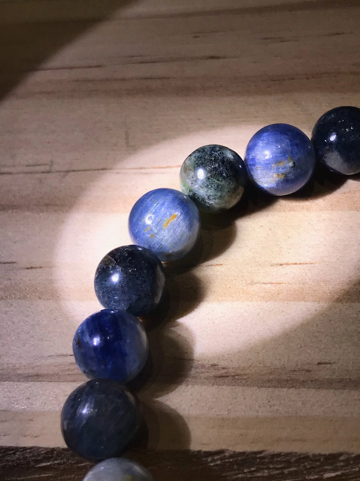 Brazil Multicolor Kyanite Bracelet 8-9mm A Grade 100% Natural Crystal Gemstone