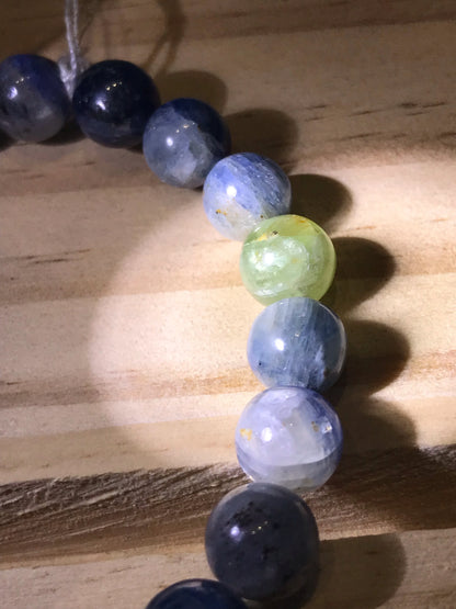 Brazil Multicolor Kyanite Bracelet 8-9mm A Grade 100% Natural Crystal Gemstone