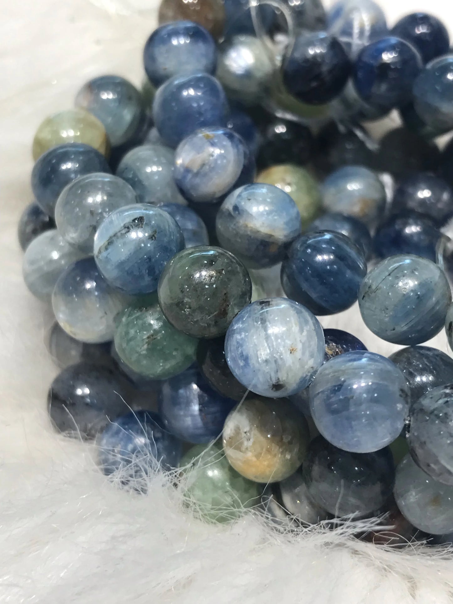 Brazil Multicolor Kyanite Bracelet 8-9mm A Grade 100% Natural Crystal Gemstone