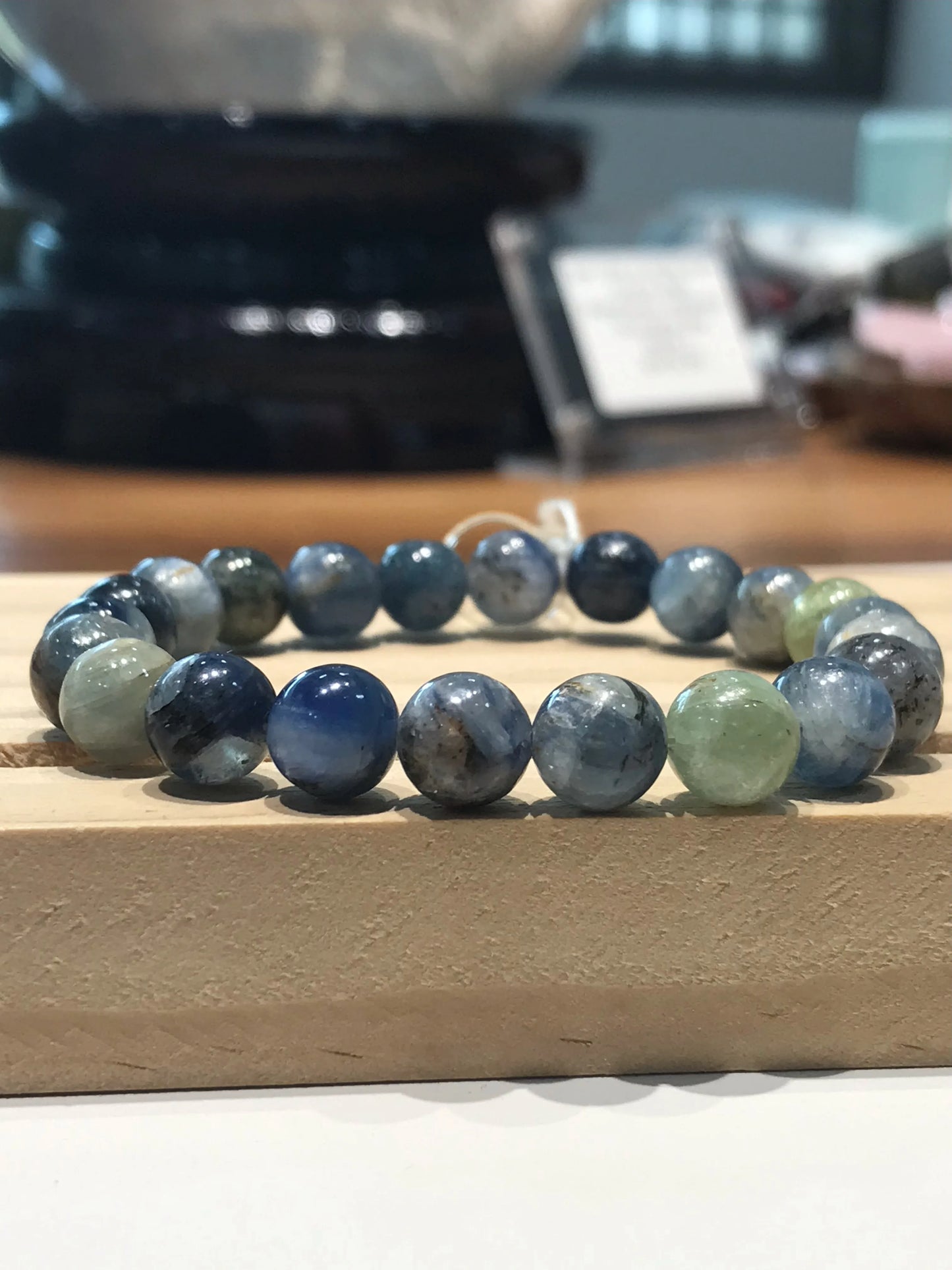 Brazil Multicolor Kyanite Bracelet 8-9mm A Grade 100% Natural Crystal Gemstone