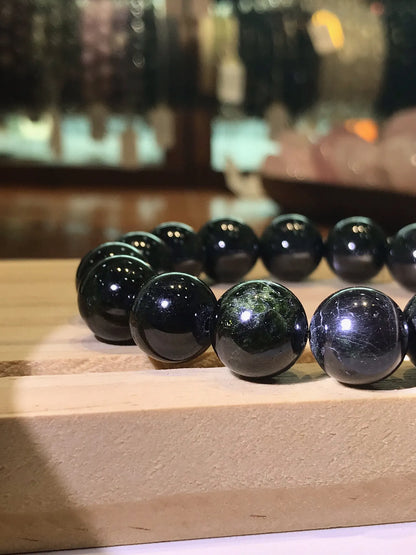 Canada Star Diopside 10-11mm Bracelet A Grade 100% Natural Crystal Gemstone