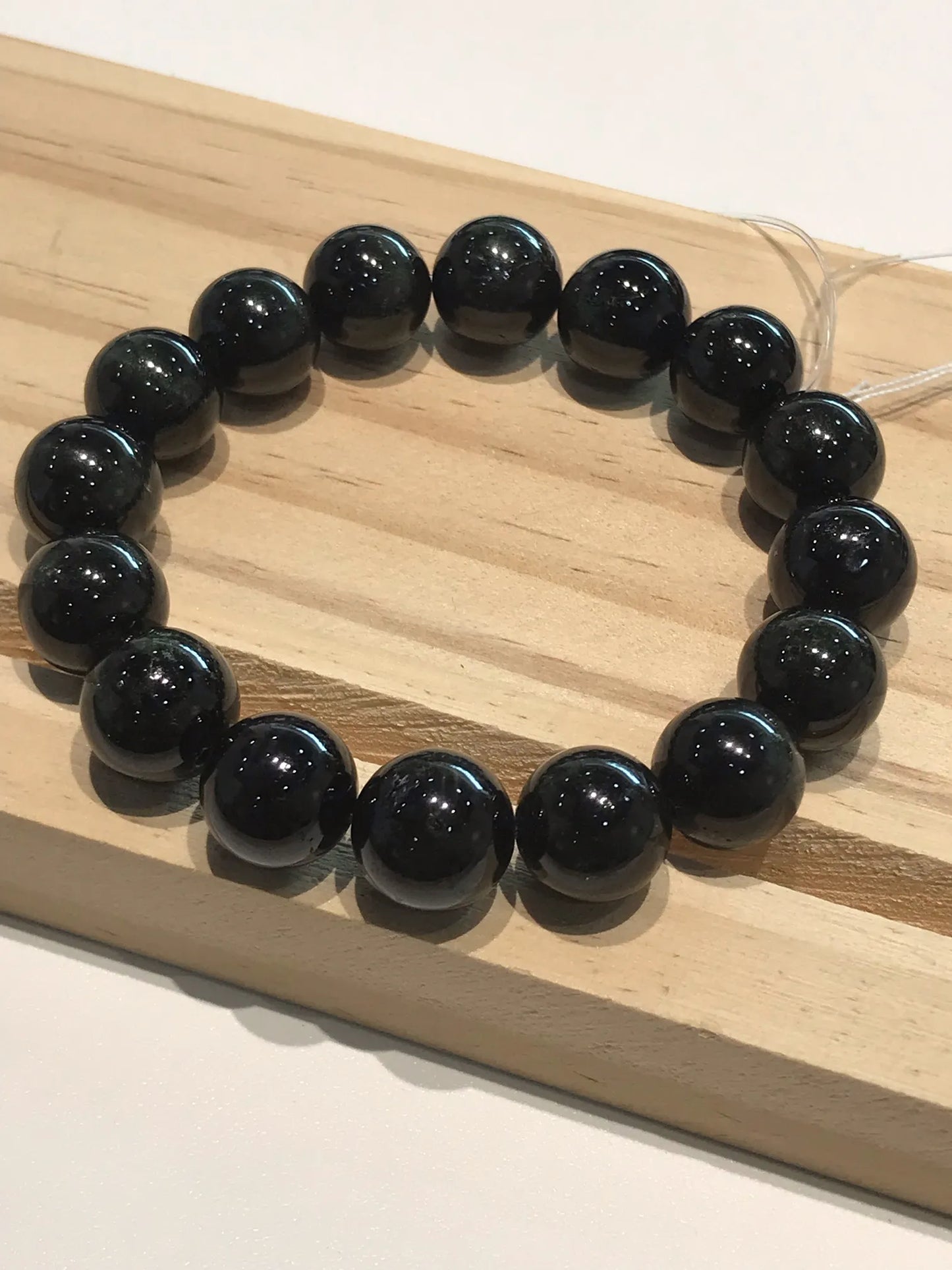 Canada Star Diopside 10-11mm Bracelet A Grade 100% Natural Crystal Gemstone