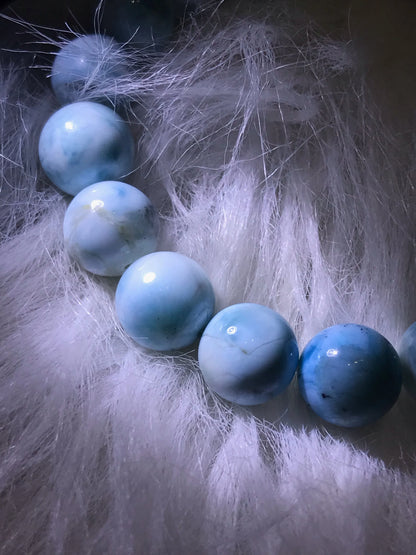 Dominican Republic Larimar Bracelet A Grade 100% Natural Crystal Gemstone