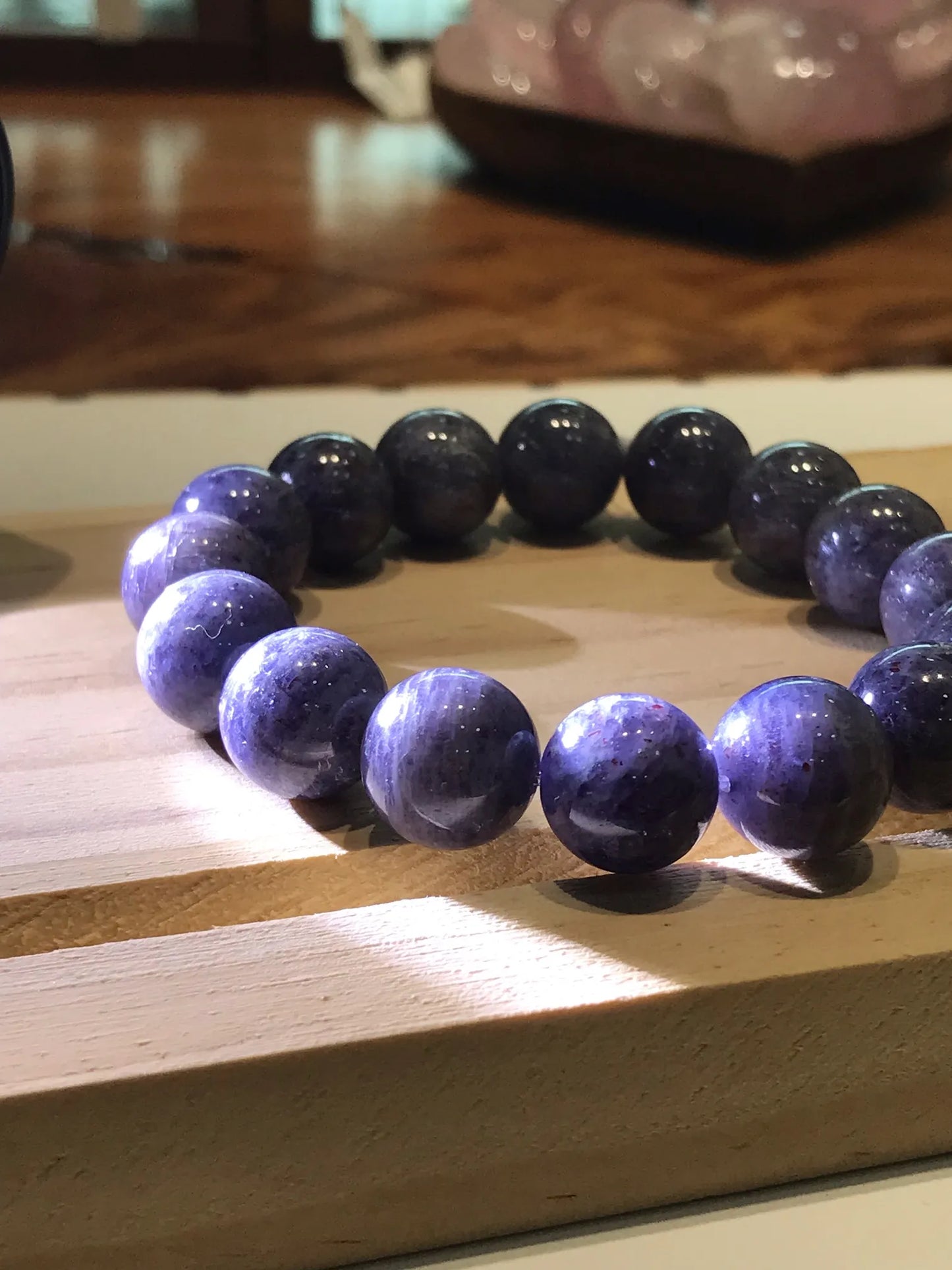 India (Dichroite) Bracelet 100% Natural Crystal Gemstone