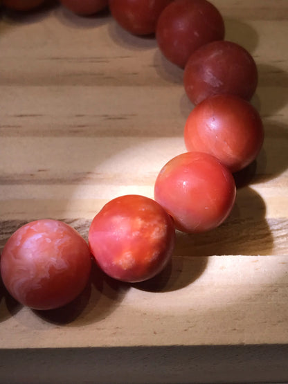 India Rare Old Mine Natural Red Agate Bracelet A Grade 100% Natural Crystal Gemstone