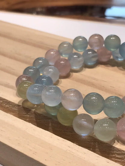 Madagascar Beryl Bracelet A Grade 100% Natural Crystal Gemstone