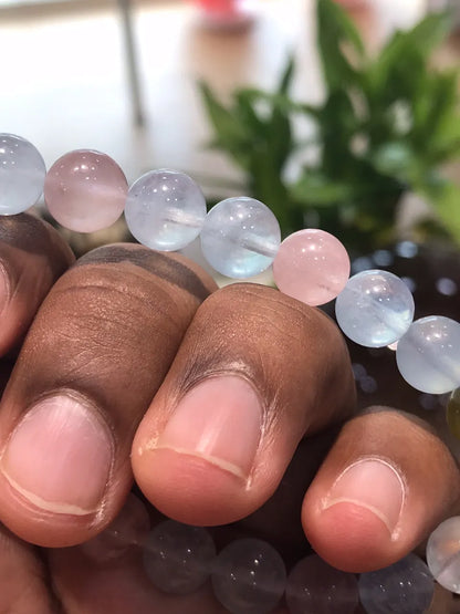 Madagascar Beryl Bracelet A Grade 100% Natural Crystal Gemstone