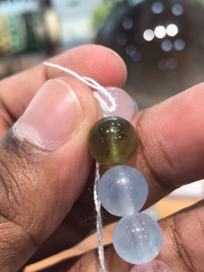 Madagascar Beryl Bracelet A Grade 100% Natural Crystal Gemstone