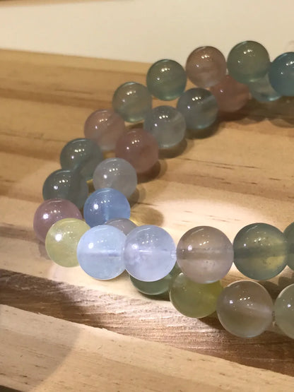 Madagascar Beryl Bracelet A Grade 100% Natural Crystal Gemstone