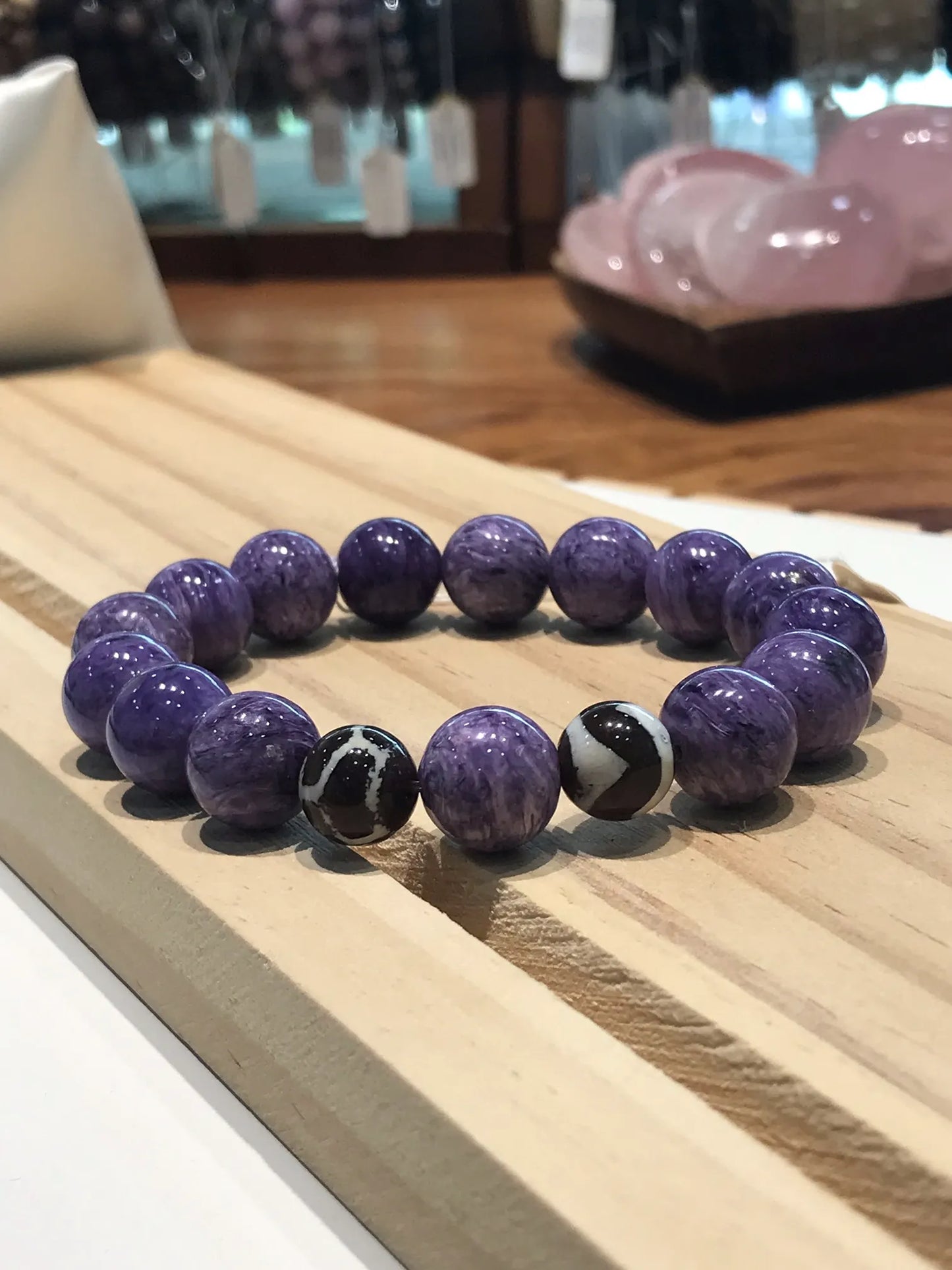 Russia Charoite Bracelet A Grade 100% Natural Crystal Gemstone