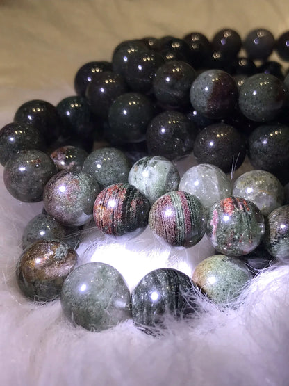 USA Green Phantom Quartz Bracelet A Grade 100% Natural Crystal Gemstone