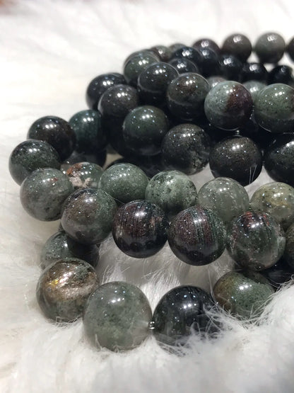 USA Green Phantom Quartz Bracelet A Grade 100% Natural Crystal Gemstone