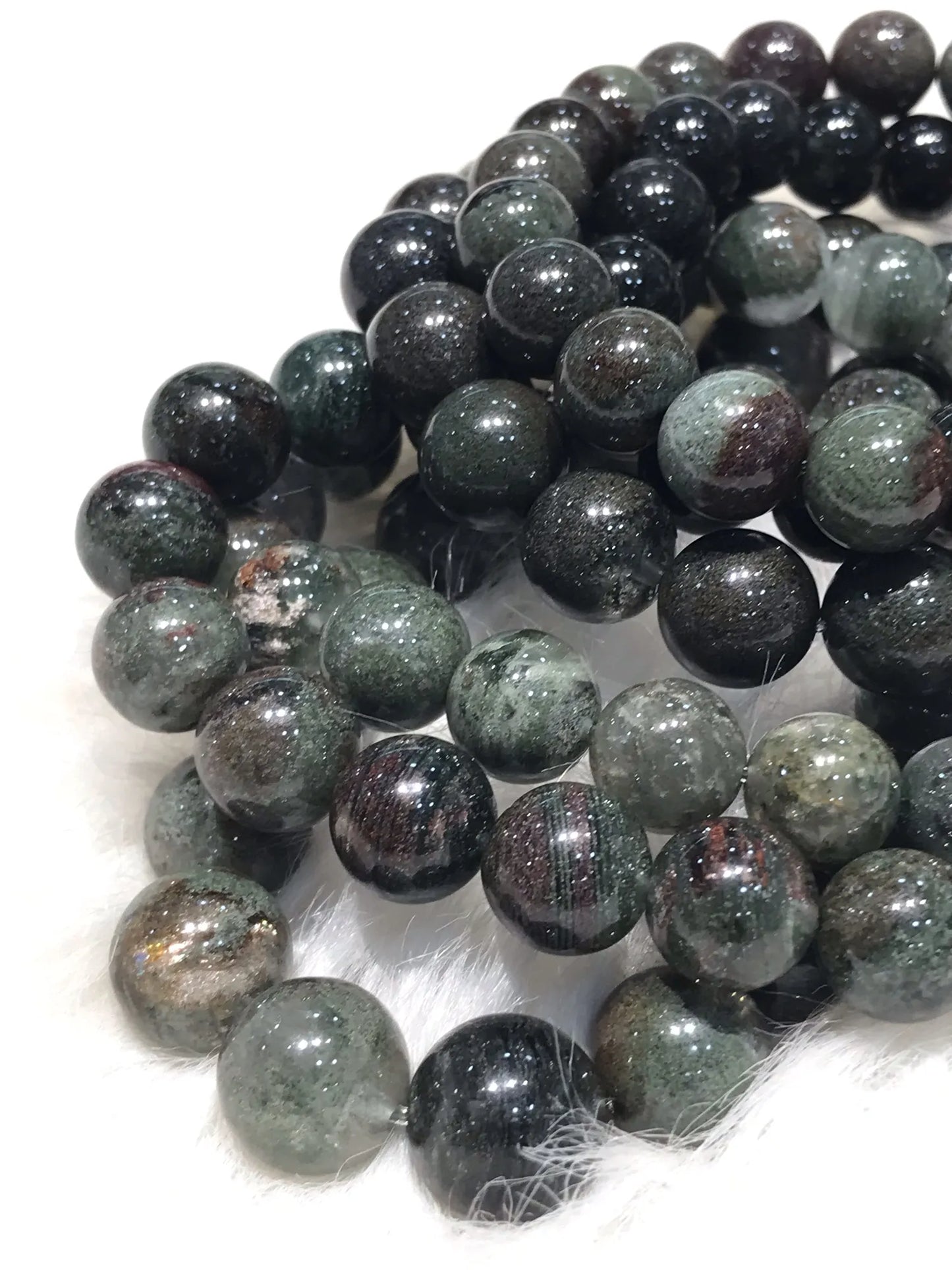 USA Green Phantom Quartz Bracelet A Grade 100% Natural Crystal Gemstone