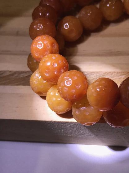 USA Old Vintage Chalcedony Bracelet Genuine A Grade 100% Natural Crystal Gemstone