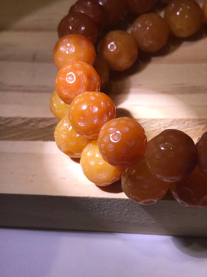 USA Old Vintage Chalcedony Bracelet Genuine A Grade 100% Natural Crystal Gemstone