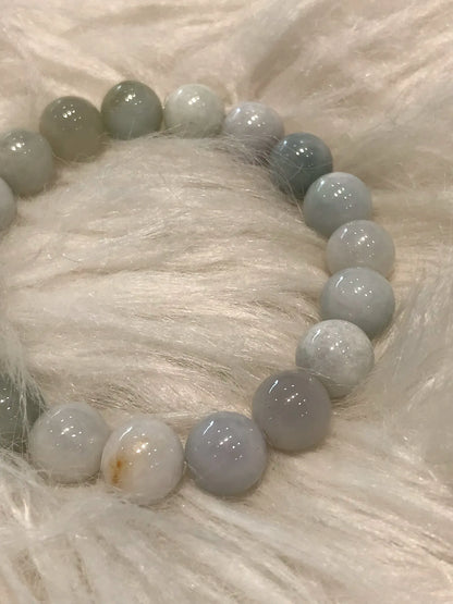 Burma Green Jade Bracelet A Grade 100% Natural Crystal Gemstone