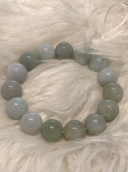 Burma Green Jade Bracelet A Grade 100% Natural Crystal Gemstone