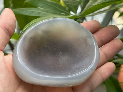 Brazil Agate Cleansing Bowl 7.5cm 100% Natural Crystal Gemstone - JING WEN CRYSTAL