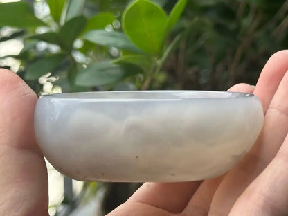 Brazil Agate Cleansing Bowl 7.5cm 100% Natural Crystal Gemstone - JING WEN CRYSTAL