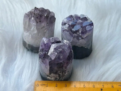 Bolivia Amethyst Cluster High Grade 100% Natural Crystal Gemstone for Prosperity and Abundance Fengshui - JING WEN CRYSTAL