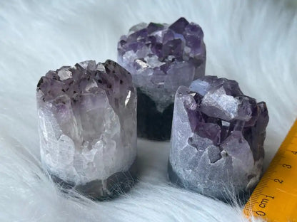 Bolivia Amethyst Cluster High Grade 100% Natural Crystal Gemstone for Prosperity and Abundance Fengshui - JING WEN CRYSTAL