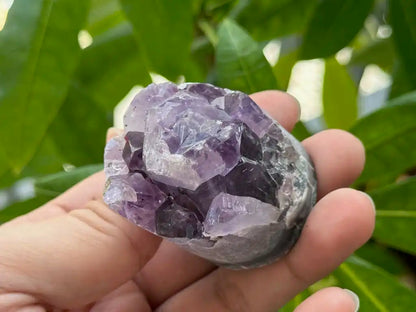 Bolivia Amethyst Cluster High Grade 100% Natural Crystal Gemstone for Prosperity and Abundance Fengshui - JING WEN CRYSTAL