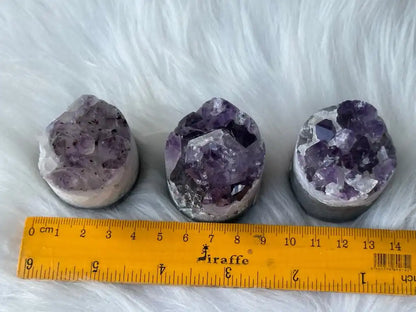 Bolivia Amethyst Cluster High Grade 100% Natural Crystal Gemstone for Prosperity and Abundance Fengshui - JING WEN CRYSTAL