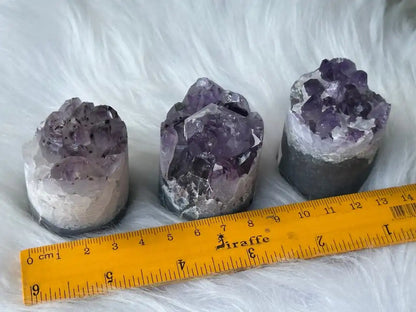 Bolivia Amethyst Cluster High Grade 100% Natural Crystal Gemstone for Prosperity and Abundance Fengshui - JING WEN CRYSTAL