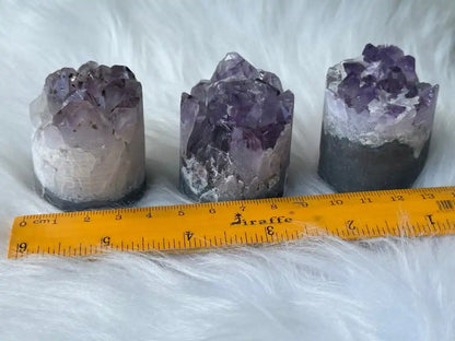 Bolivia Amethyst Cluster High Grade 100% Natural Crystal Gemstone for Prosperity and Abundance Fengshui - JING WEN CRYSTAL