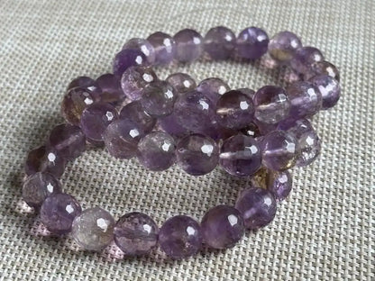 Bolivia Ametrine Faceted Bracelet A Grade 100% Natural Crystal Gemstone - JING WEN CRYSTAL