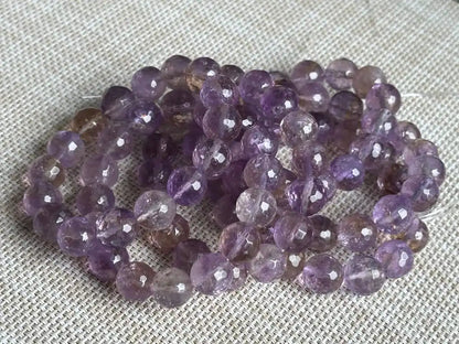 Bolivia Ametrine Faceted Bracelet A Grade 100% Natural Crystal Gemstone - JING WEN CRYSTAL